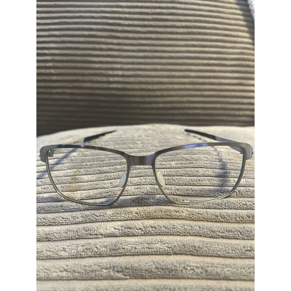 Oakley Sunglasses Frame Only OO4083-01 Tinfoil Black/Gunmetal Square Metal 58 mm